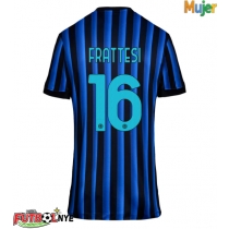 Camiseta Inter Milan Davide Frattesi #16 Primera Equipación para mujer 2025-26 manga corta
